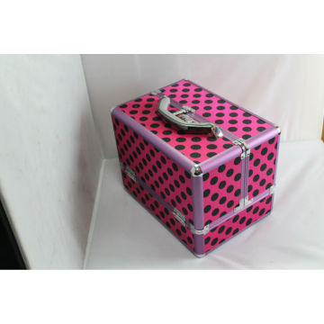 CE aluminum cosmetic box,portable aluminum cosmetic box 1006